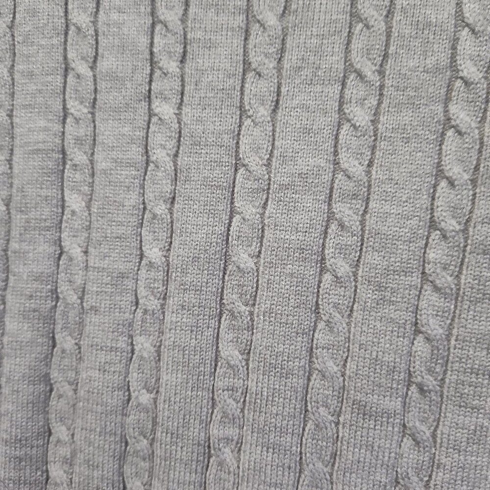 Fitted Ribbed Cable Knit Dress - Picture 9 of 12